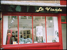 La Viande gallery window